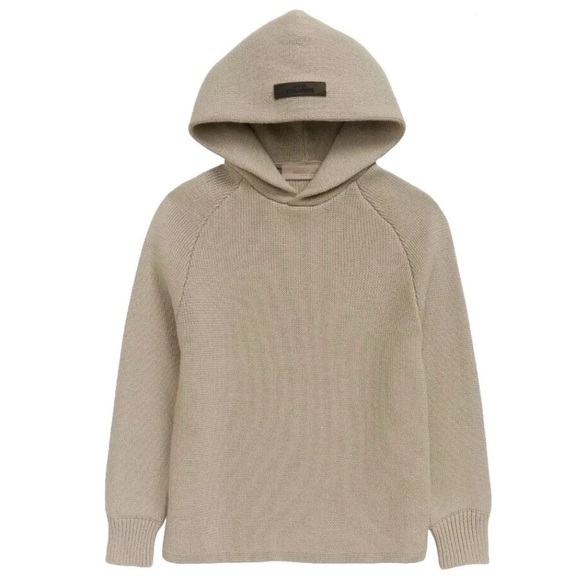 Essentials Fear of God Kids Beige Hoodie - Picture 1 of 3